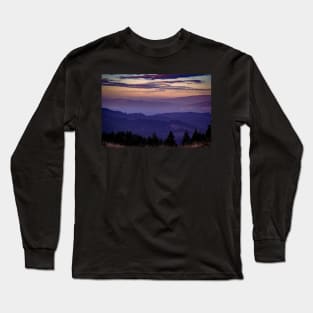 Purple and pink mountains Long Sleeve T-Shirt